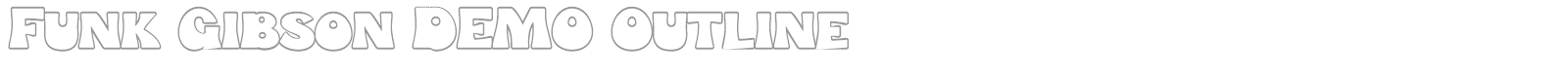 Funk Gibson font preview